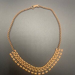 Art Deco Copper Necklace